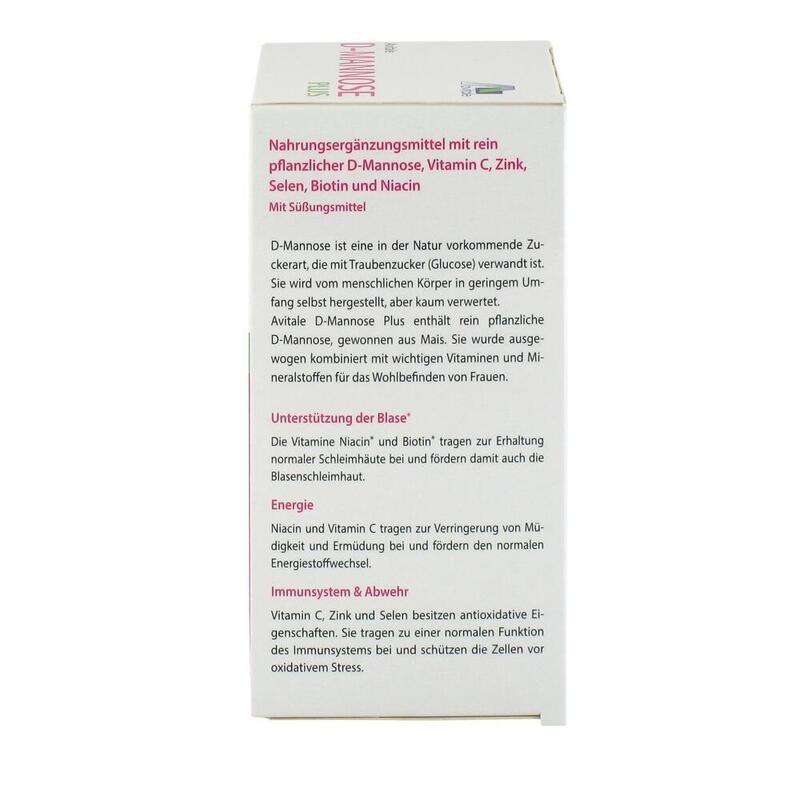 D-MANNOSE PLUS 2000 mg Pulver m.Vit.u.Mineralstof.