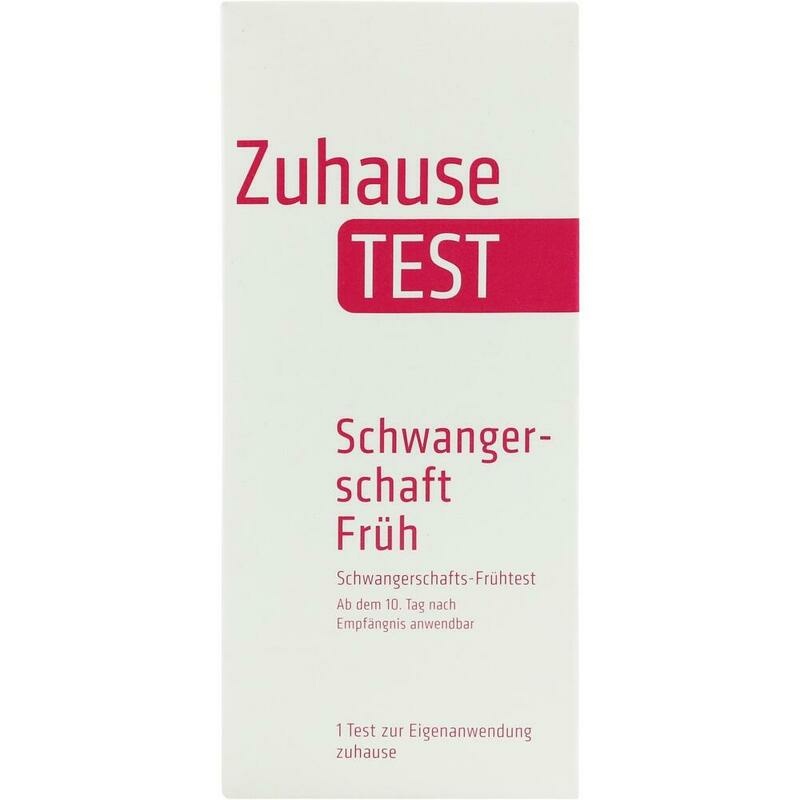 ZUHAUSE TEST Schwangerschaft früh Urin Testkass.