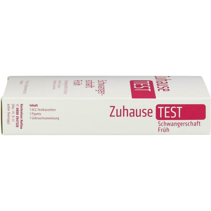 ZUHAUSE TEST Schwangerschaft früh Urin Testkass.