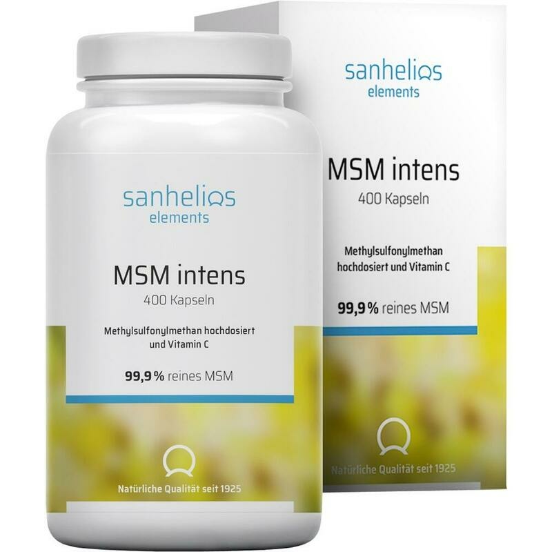 SANHELIOS MSM Kapseln intens 1600 mg