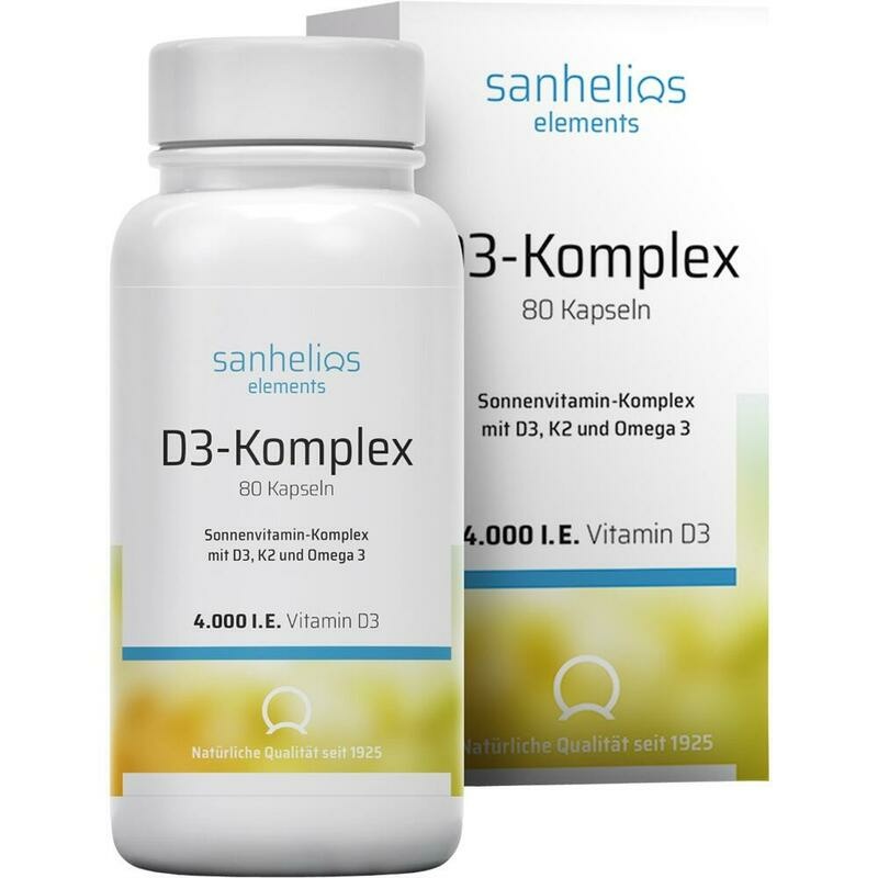 SANHELIOS Vitamin D3 Sonnenvitamin-Komplex mit K2