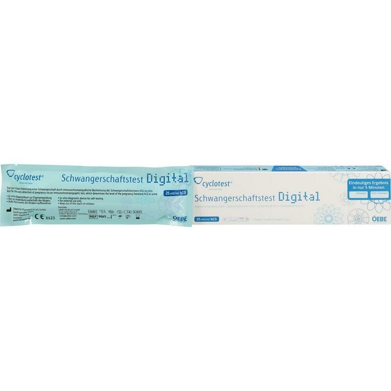 CYCLOTEST Schwangerschaftstest Digital 25 mlU/ml