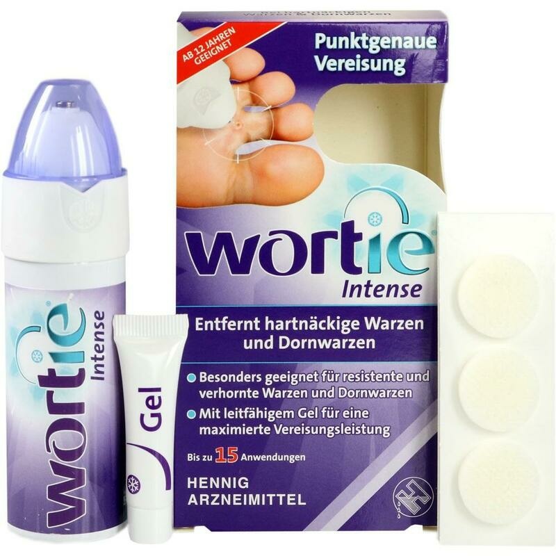 WORTIE Intense gegen Warzen u.Dornwarzen Spray+Gel