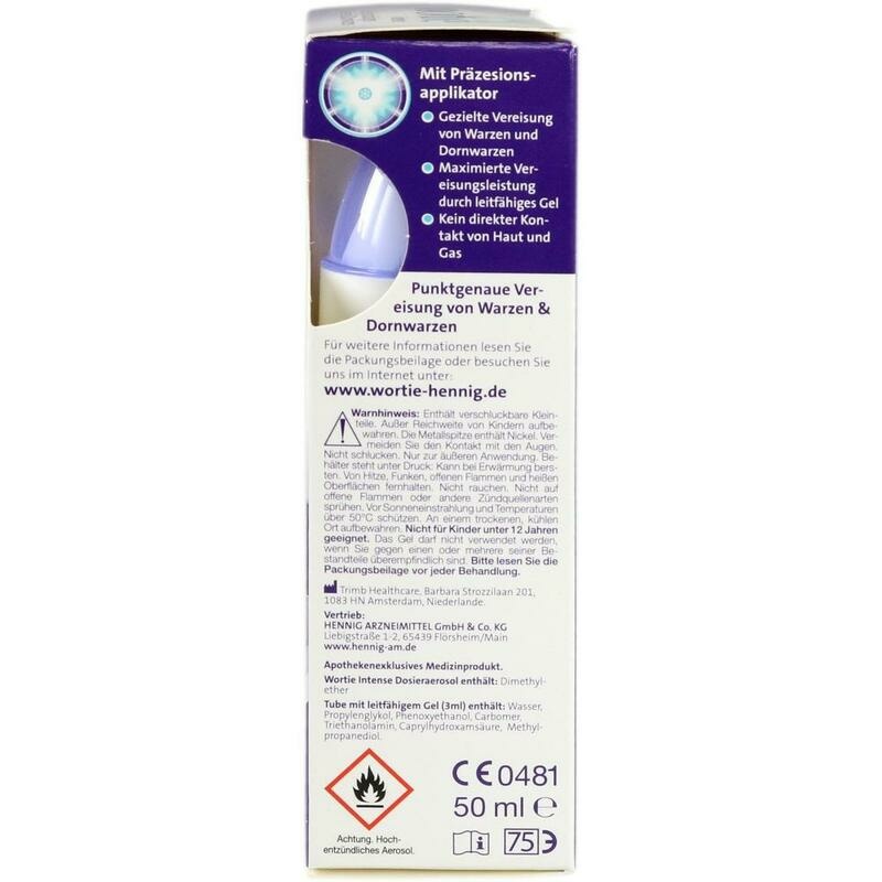 WORTIE Intense gegen Warzen u.Dornwarzen Spray+Gel