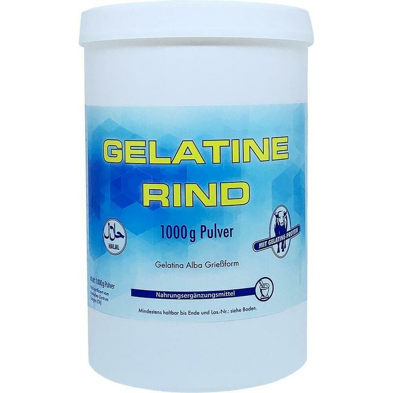 GELATINE RIND Pulver Halal