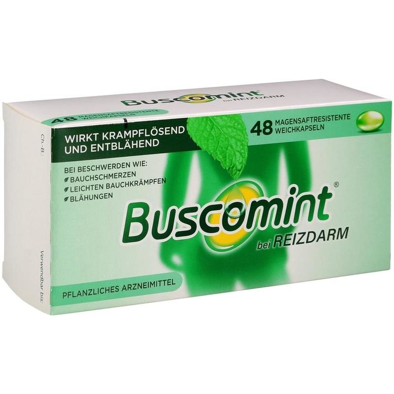 BUSCOMINT bei Reizdarm 0,2 ml magensaftr.Weichkps.