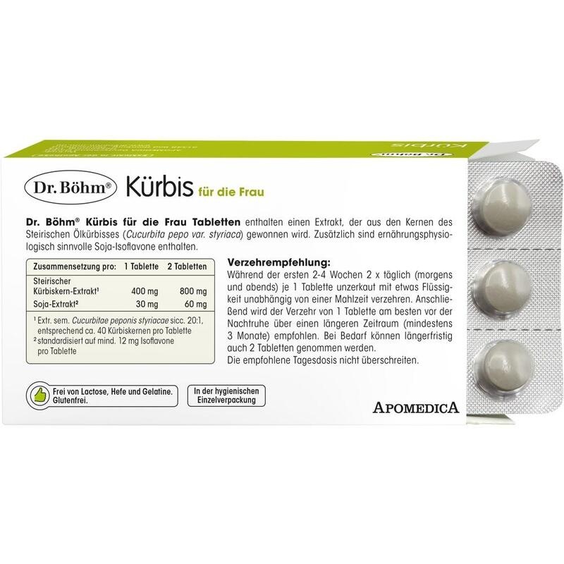 DR.BÖHM Kürbis für die Frau Tabletten