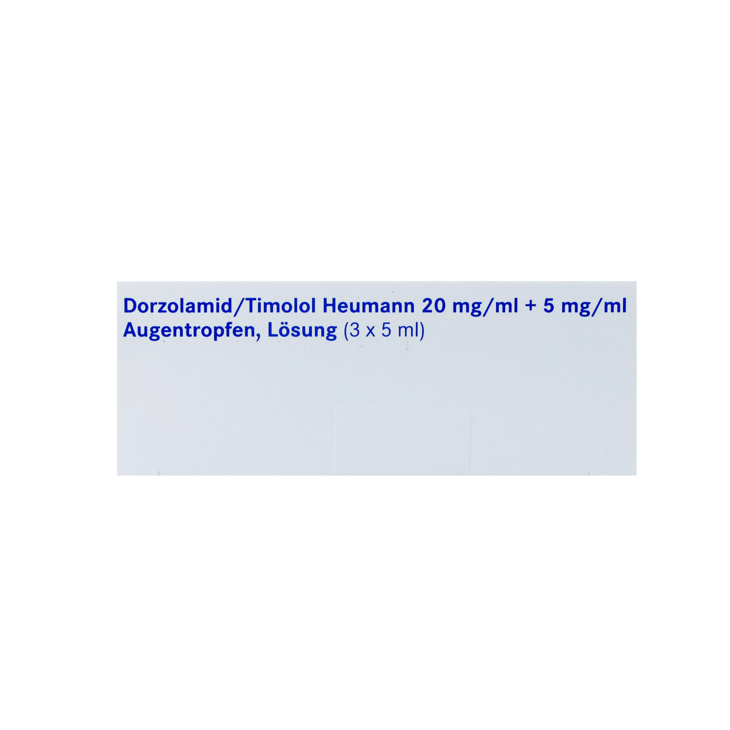 DORZOLAMID/Timolol Heumann 20 mg/ml+5 mg/ml ATR