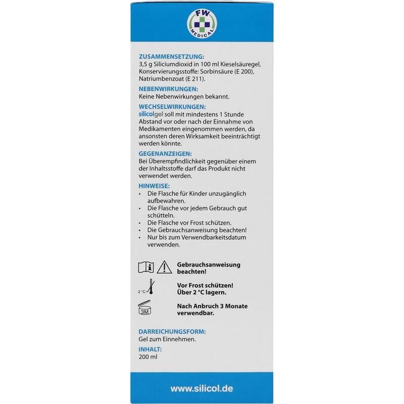 SILICOLGEL gegen Magen-Darm-Erkrankungen