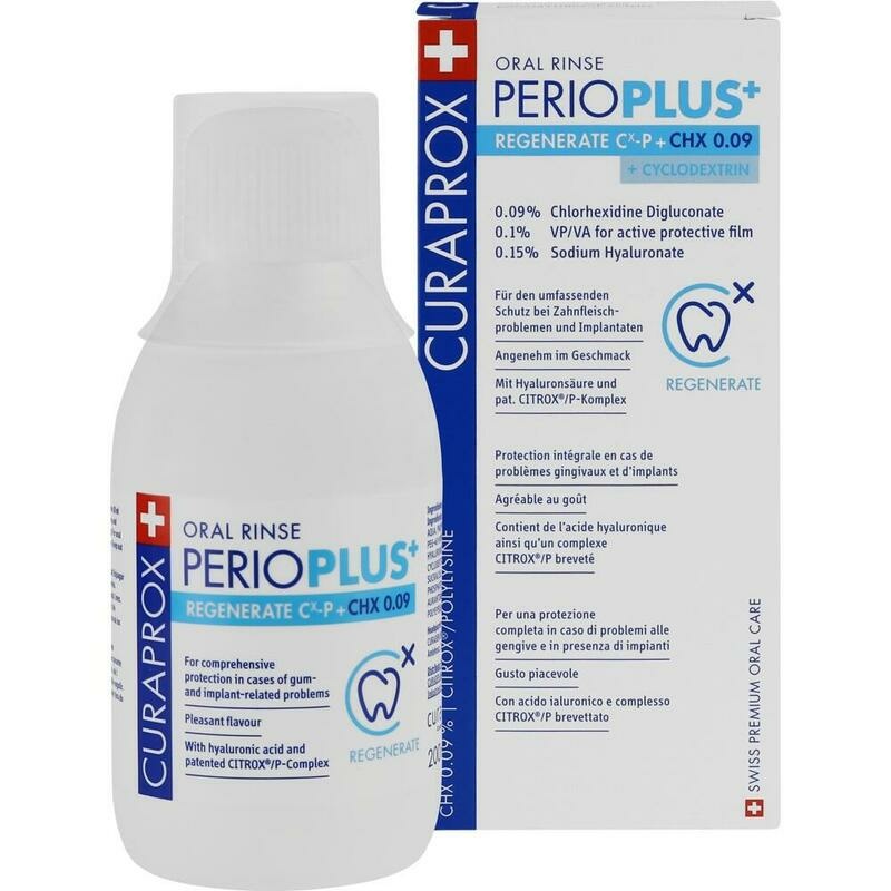 CURAPROX perio Plus+ Regenerate Mundspül.CHX 0,09%