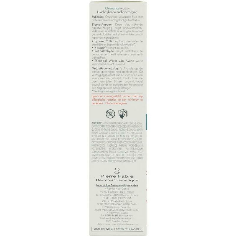 AVENE Cleanance WOMEN glättende Nachtcreme