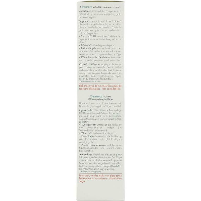 AVENE Cleanance WOMEN glättende Nachtcreme