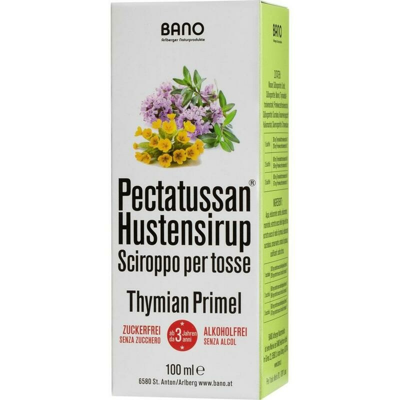 HUSTENSIRUP Pectatussan Thymian Primel