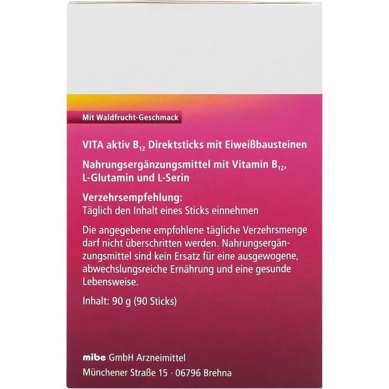 VITA AKTIV B12 Direktsticks mit Eiweißbausteinen
