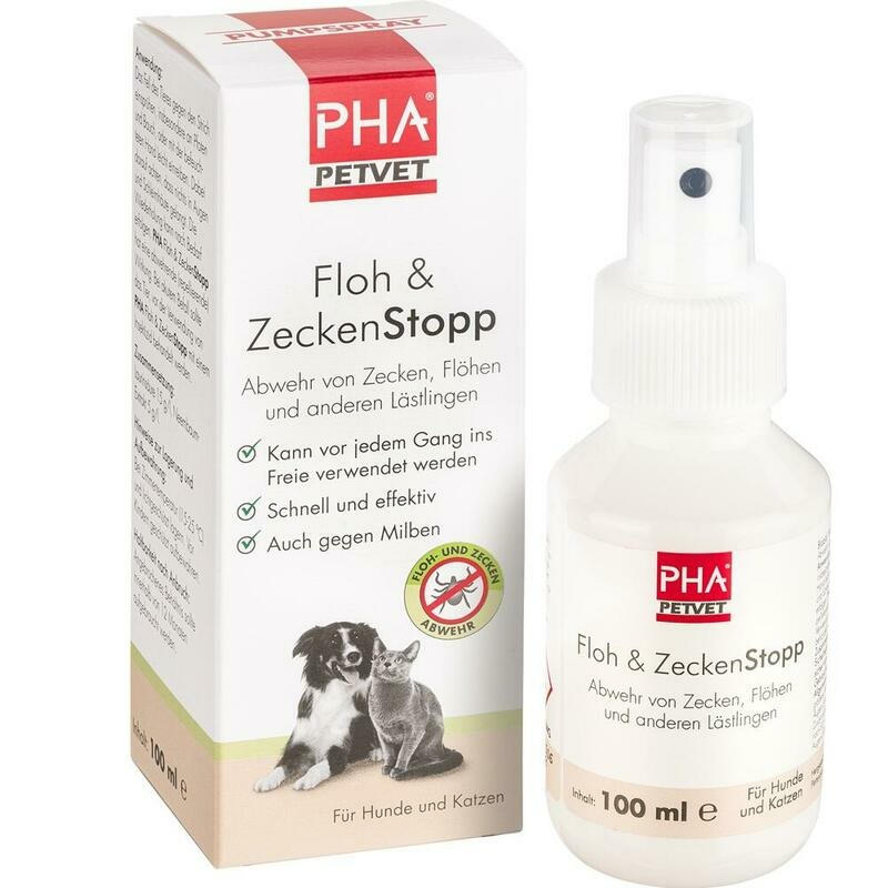 PHA Floh & ZeckenStopp Pumpspray f.Hunde/Katzen