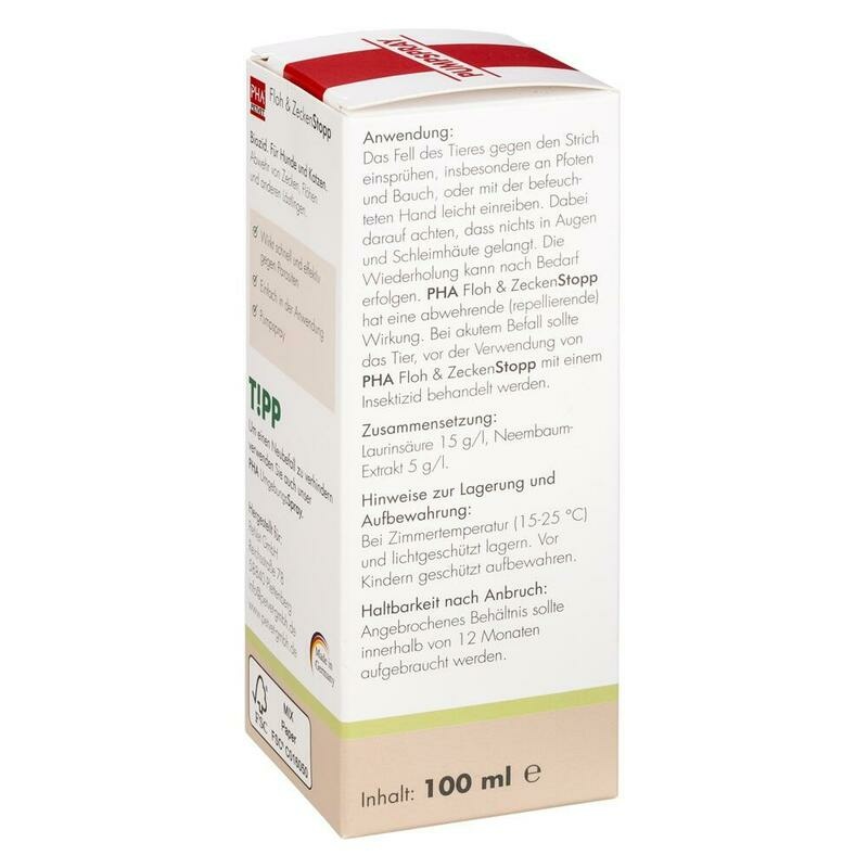 PHA Floh & ZeckenStopp Pumpspray f.Hunde/Katzen