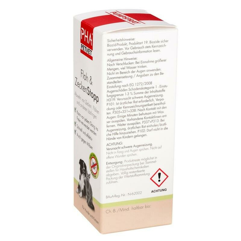 PHA Floh & ZeckenStopp Pumpspray f.Hunde/Katzen