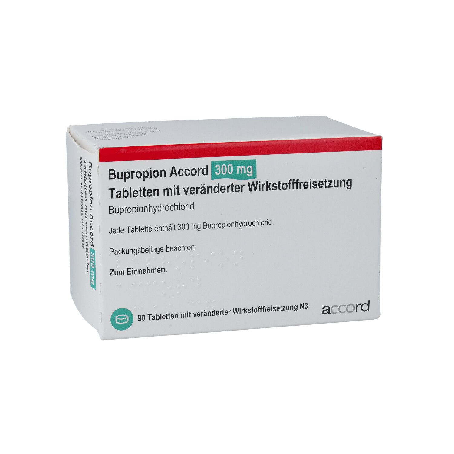 BUPROPION Accord 300 mg Tab.m.verä.Wst.-Frs.