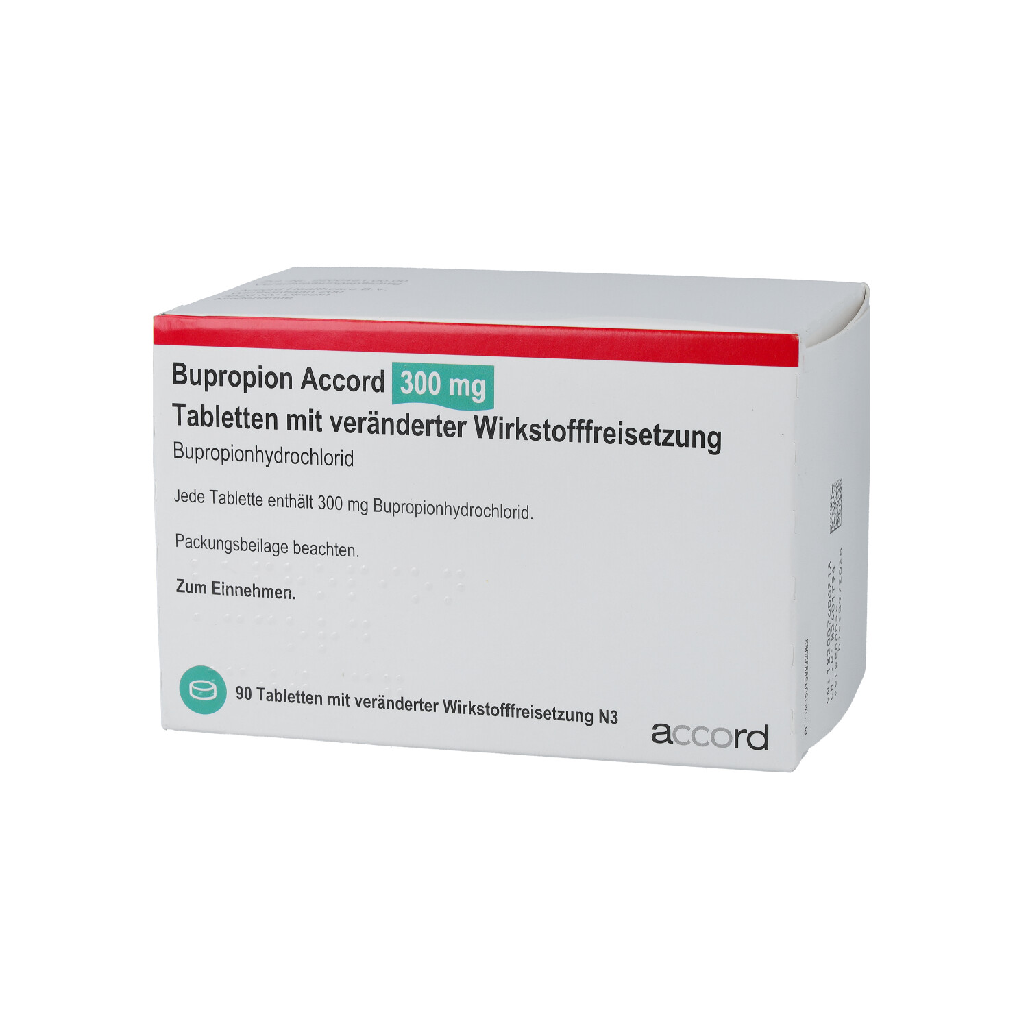BUPROPION Accord 300 mg Tab.m.verä.Wst.-Frs.