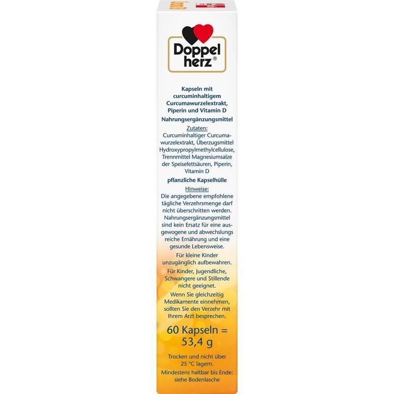 DOPPELHERZ Curcuma 750 Kapseln