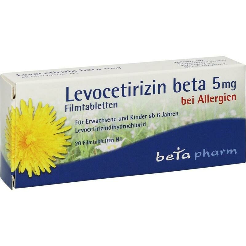 LEVOCETIRIZIN beta 5 mg Filmtabletten