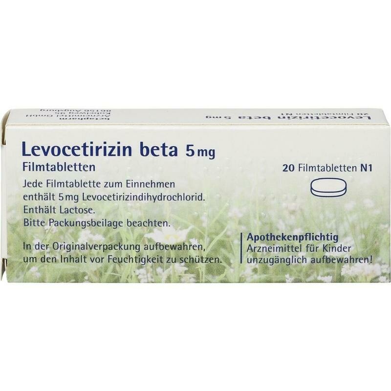 LEVOCETIRIZIN beta 5 mg Filmtabletten