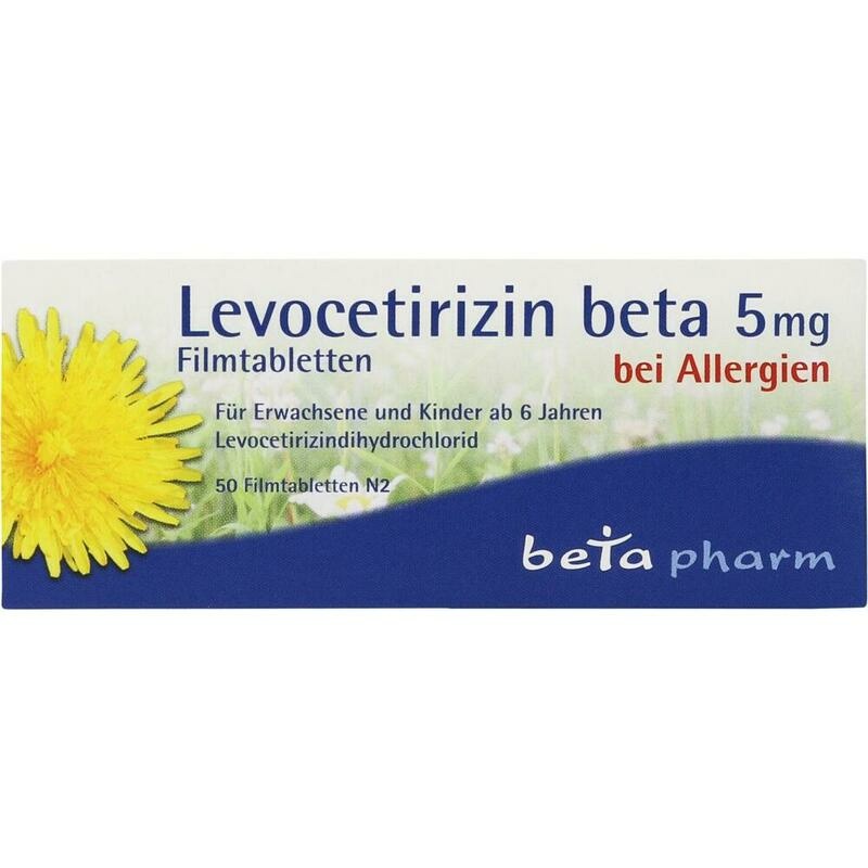 LEVOCETIRIZIN beta 5 mg Filmtabletten