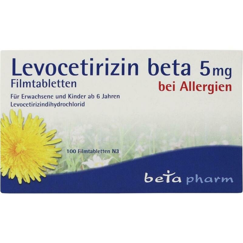 LEVOCETIRIZIN beta 5 mg Filmtabletten