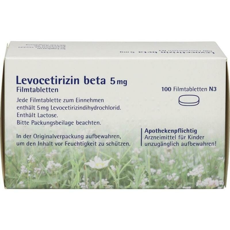 LEVOCETIRIZIN beta 5 mg Filmtabletten