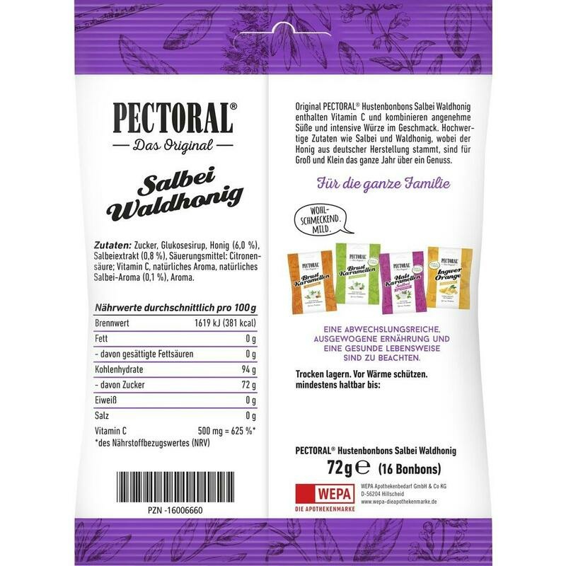 PECTORAL Salbei Waldhonig Bonbons Btl.