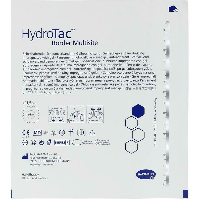 HYDROTAC Border Multisite Schaumverband 11,5 cm