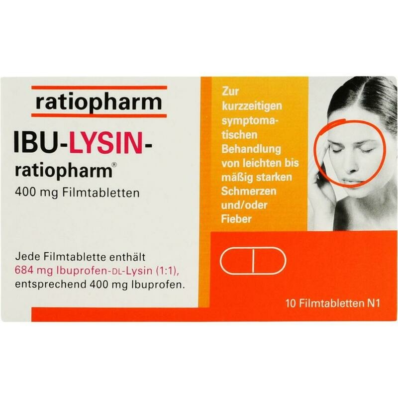 IBU-LYSIN-ratiopharm 400 mg Filmtabletten