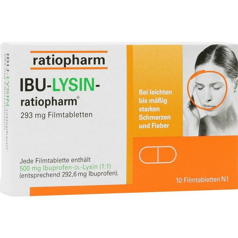 IBU-LYSIN-ratiopharm 293 mg Filmtabletten