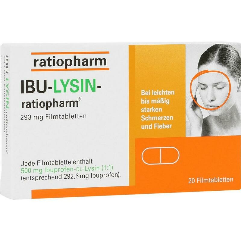 IBU-LYSIN-ratiopharm 293 mg Filmtabletten