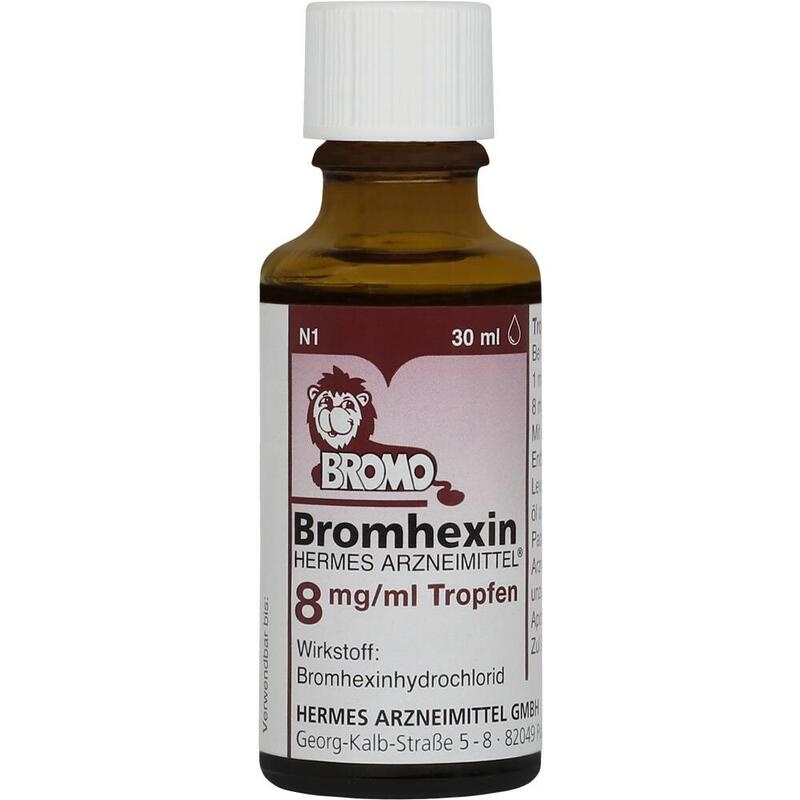 BROMHEXIN Hermes Arzneimittel 8 mg/ml Tropfen