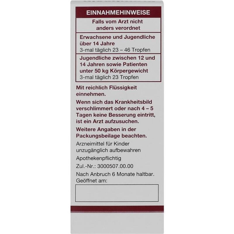 BROMHEXIN Hermes Arzneimittel 8 mg/ml Tropfen