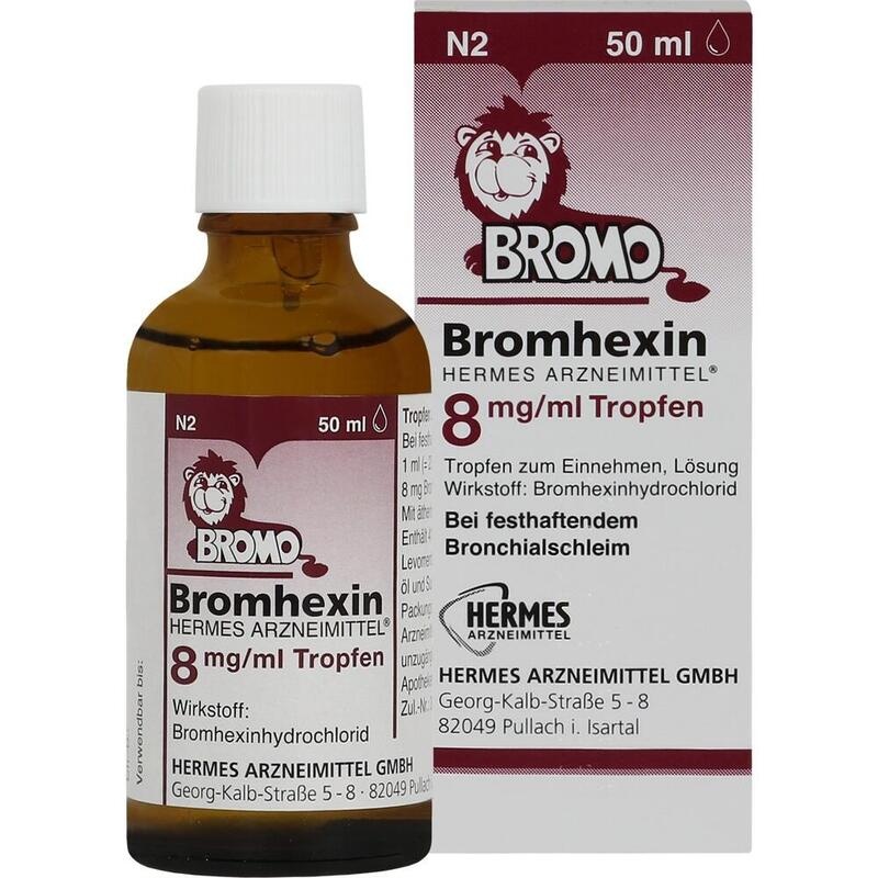 BROMHEXIN Hermes Arzneimittel 8 mg/ml Tropfen