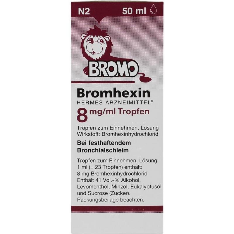 BROMHEXIN Hermes Arzneimittel 8 mg/ml Tropfen