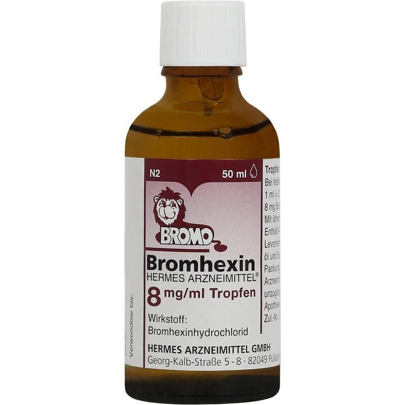 BROMHEXIN Hermes Arzneimittel 8 mg/ml Tropfen