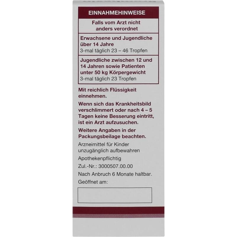 BROMHEXIN Hermes Arzneimittel 8 mg/ml Tropfen