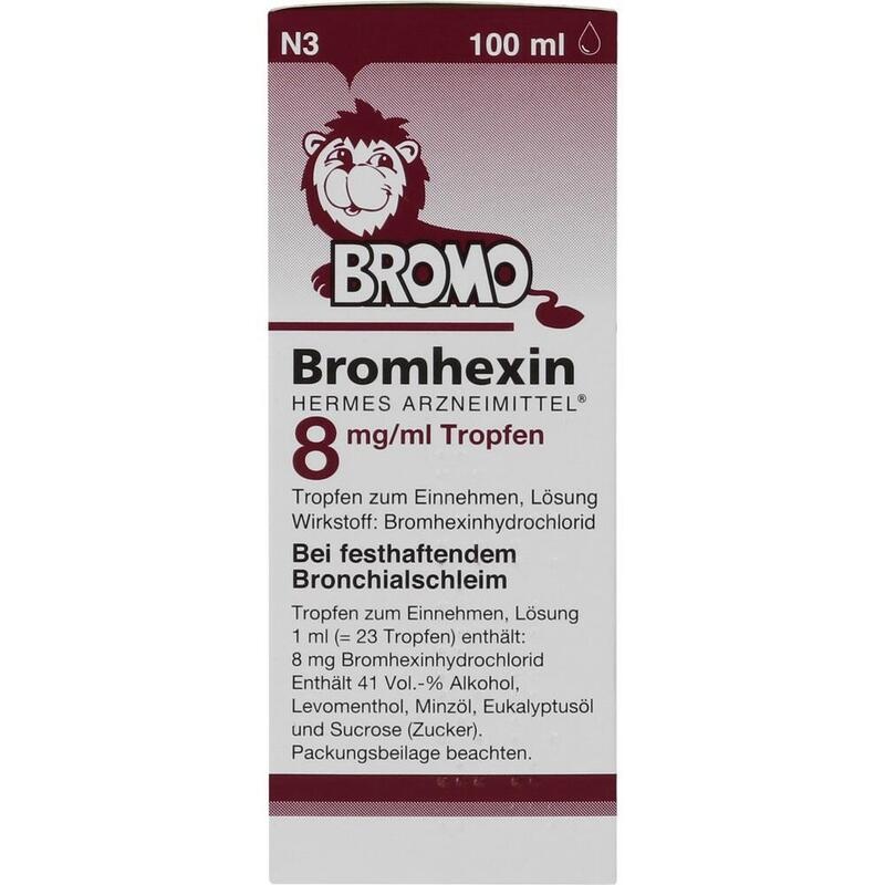 BROMHEXIN Hermes Arzneimittel 8 mg/ml Tropfen