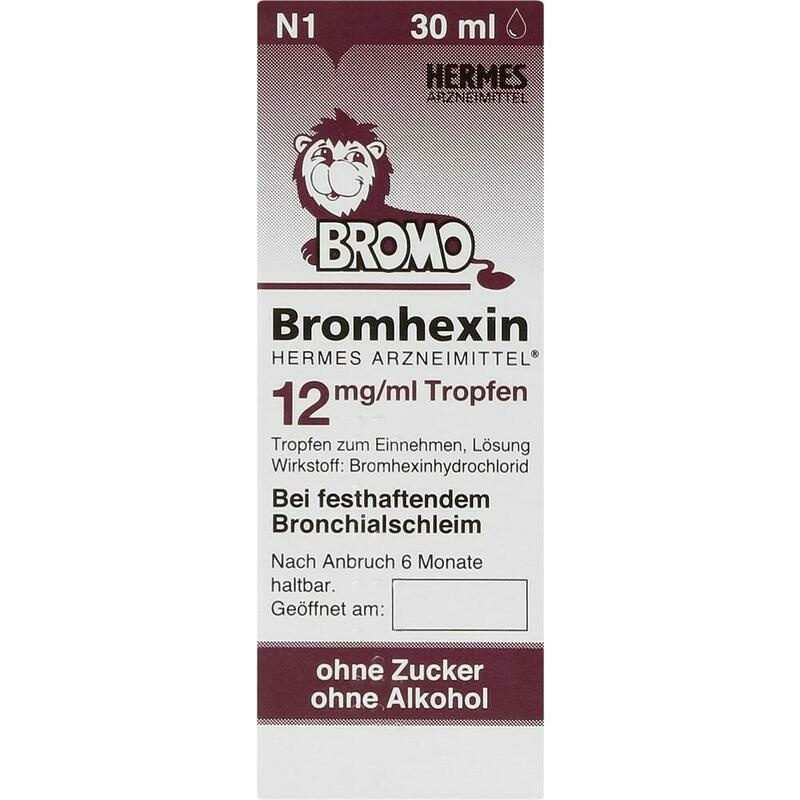BROMHEXIN Hermes Arzneimittel 12 mg/ml Tropfen