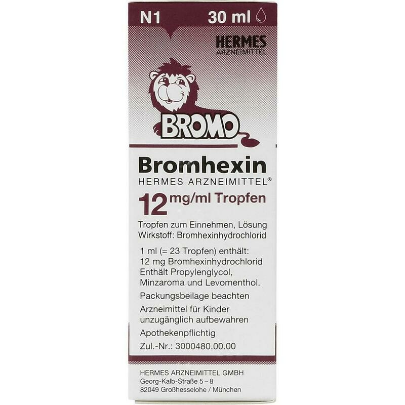 BROMHEXIN Hermes Arzneimittel 12 mg/ml Tropfen