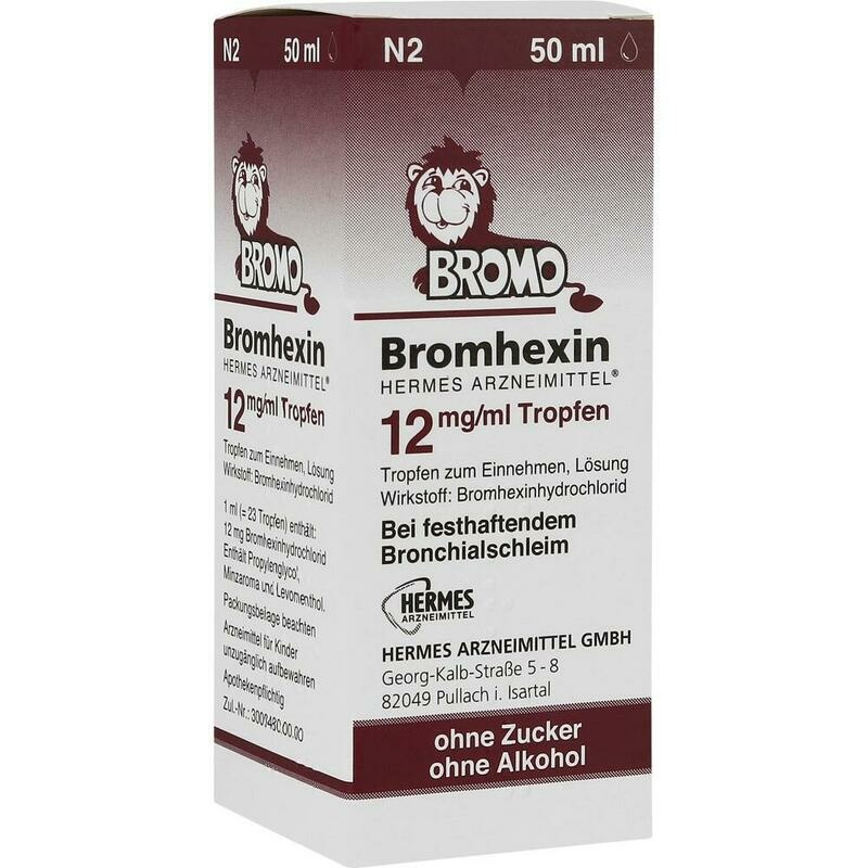 BROMHEXIN Hermes Arzneimittel 12 mg/ml Tropfen