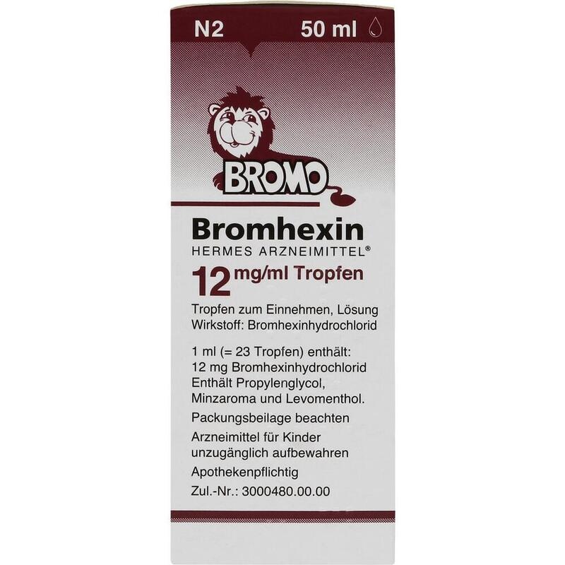 BROMHEXIN Hermes Arzneimittel 12 mg/ml Tropfen