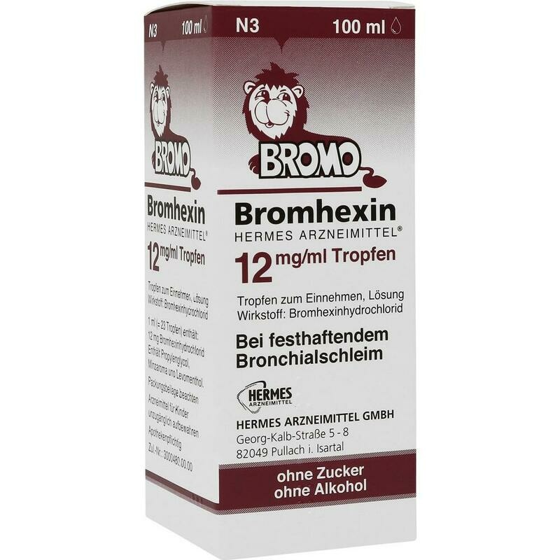 BROMHEXIN Hermes Arzneimittel 12 mg/ml Tropfen