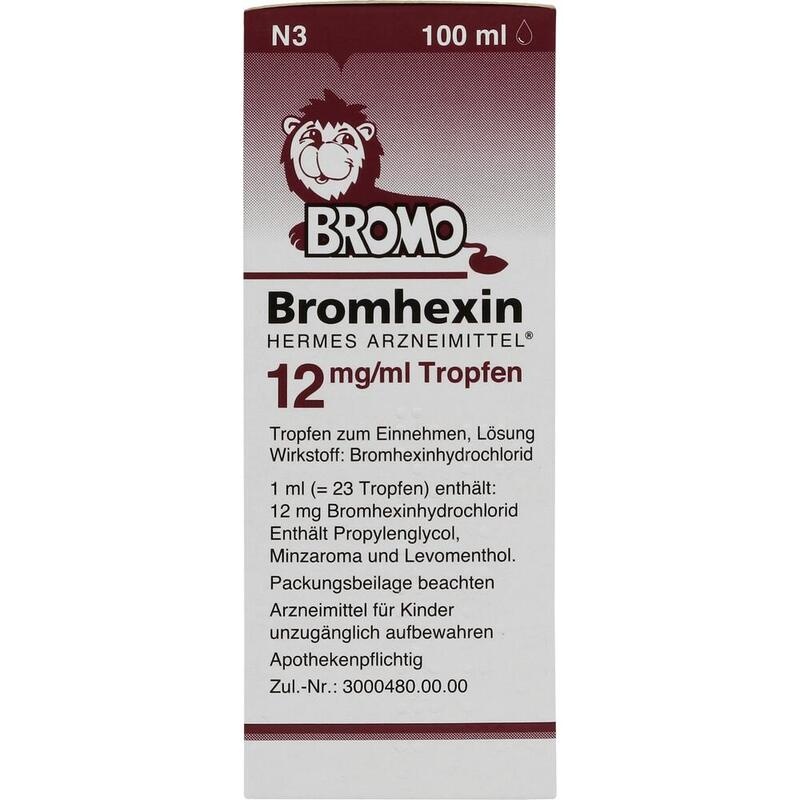 BROMHEXIN Hermes Arzneimittel 12 mg/ml Tropfen