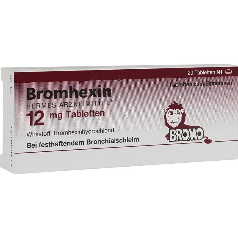 BROMHEXIN Hermes Arzneimittel 12 mg Tabletten
