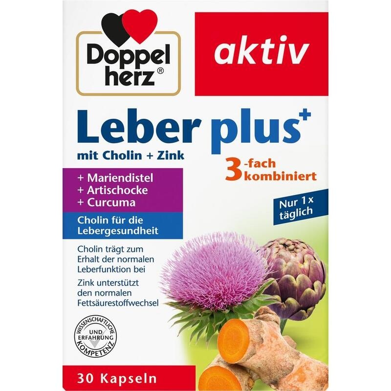 DOPPELHERZ Leber plus Kapseln