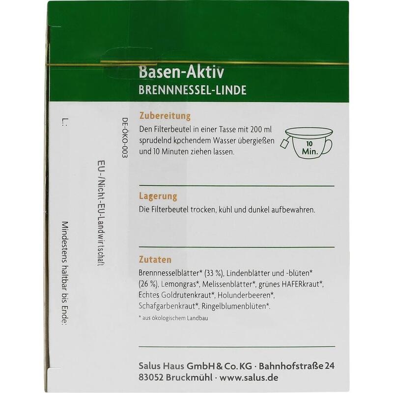 BASEN AKTIV Tee Nr.1 Brennnessel-Linde Bio Salus